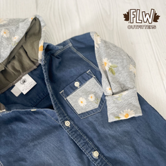 Upcycled Shacket 18m-4T Daisy