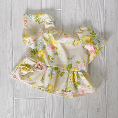 Summer Blouse Mixed Blooms
