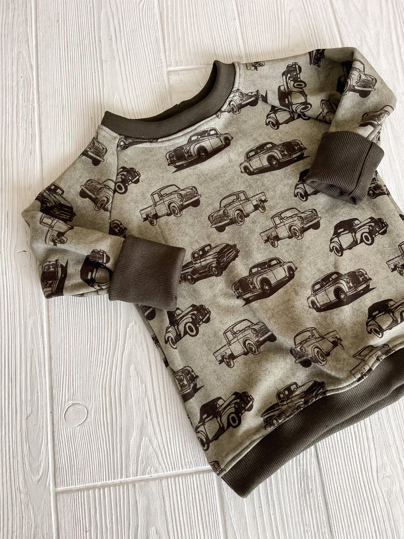 Cars Cozy Grow with Me Crewneck