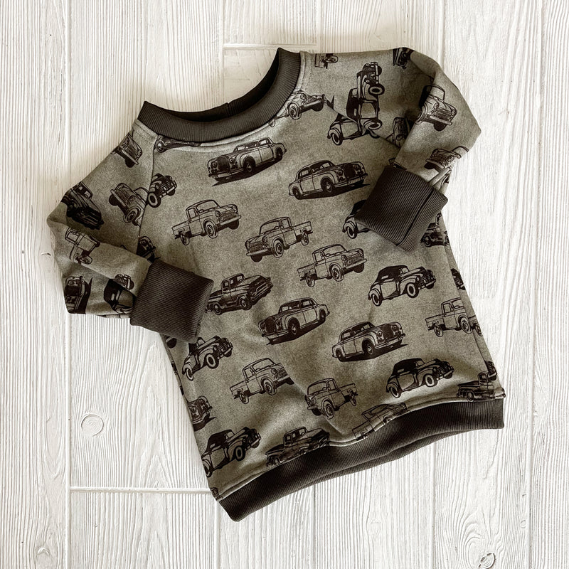 Cars Cozy Grow with Me Crewneck