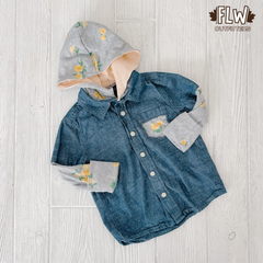 Upcycled Shacket 18m-4T Daisy